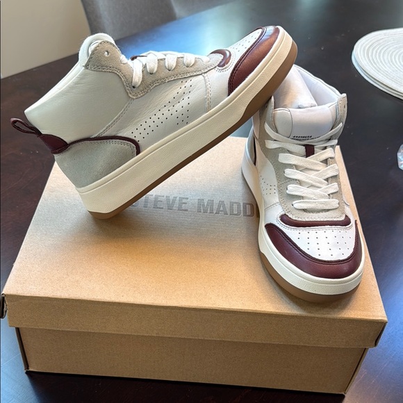 Steve Madden Calypso High-Top Sneakers - Picture 1 of 5